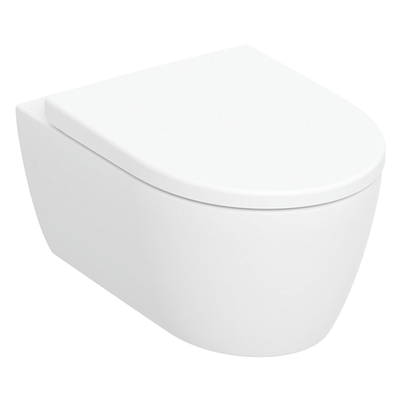 Geberit iCon fali wc készlet, mélyöblítésű, zárt forma, Rimfree, WC-ülőkével (501.664.00.1)