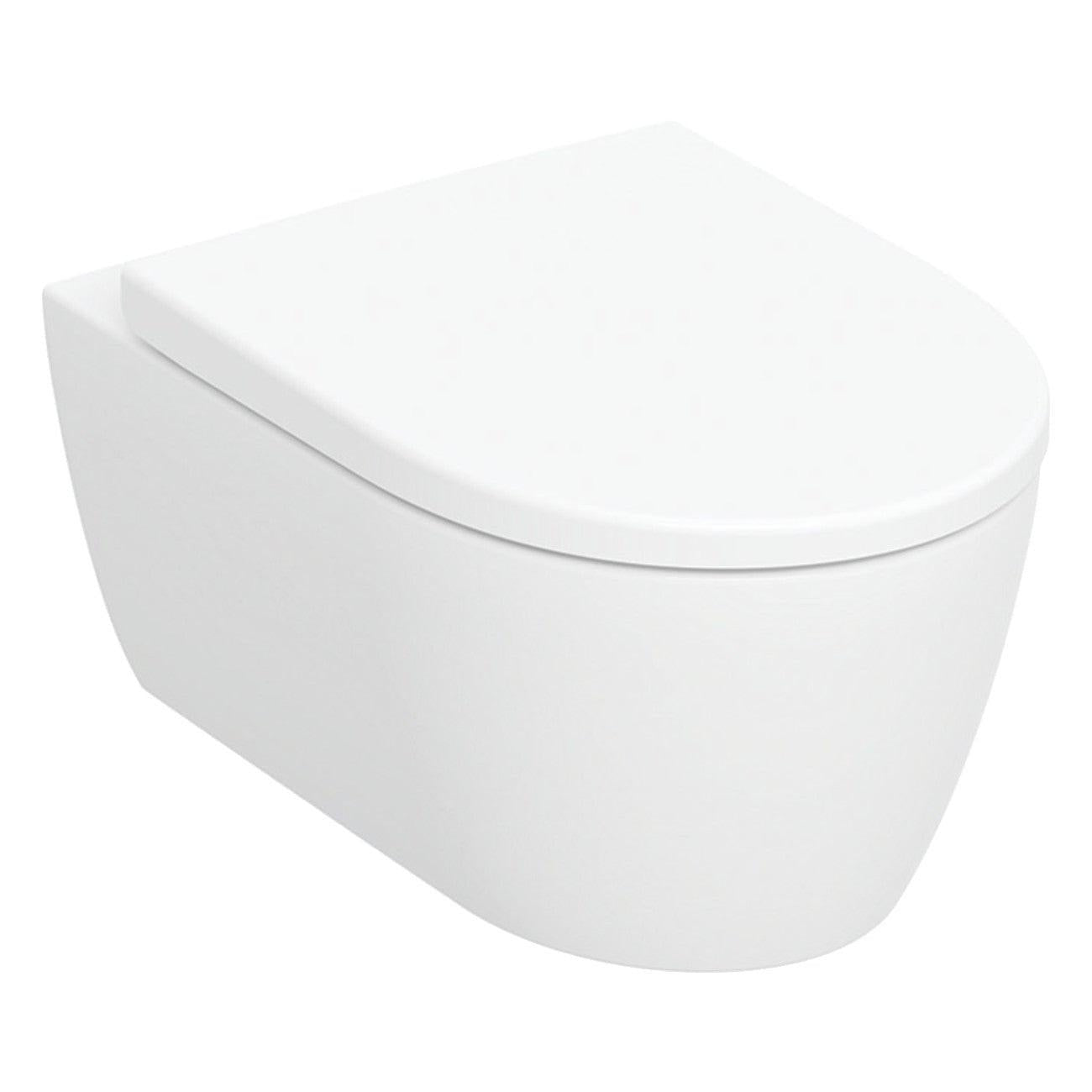 Geberit iCon fali wc készlet, mélyöblítésű, zárt forma, Rimfree, WC - ülőkével (501.664.00.1)