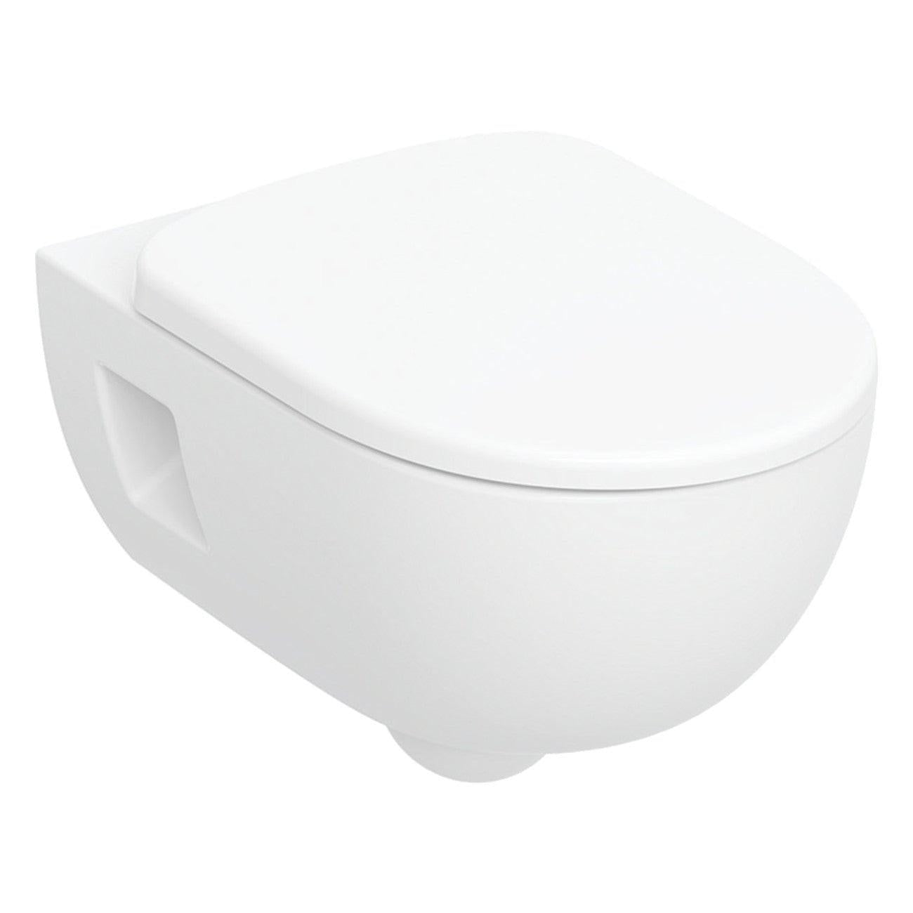 Geberit Selnova fali WC készlet, mélyöblítésű, zárt forma, Rimfree, WC - ülőkével (501.750.00.1)