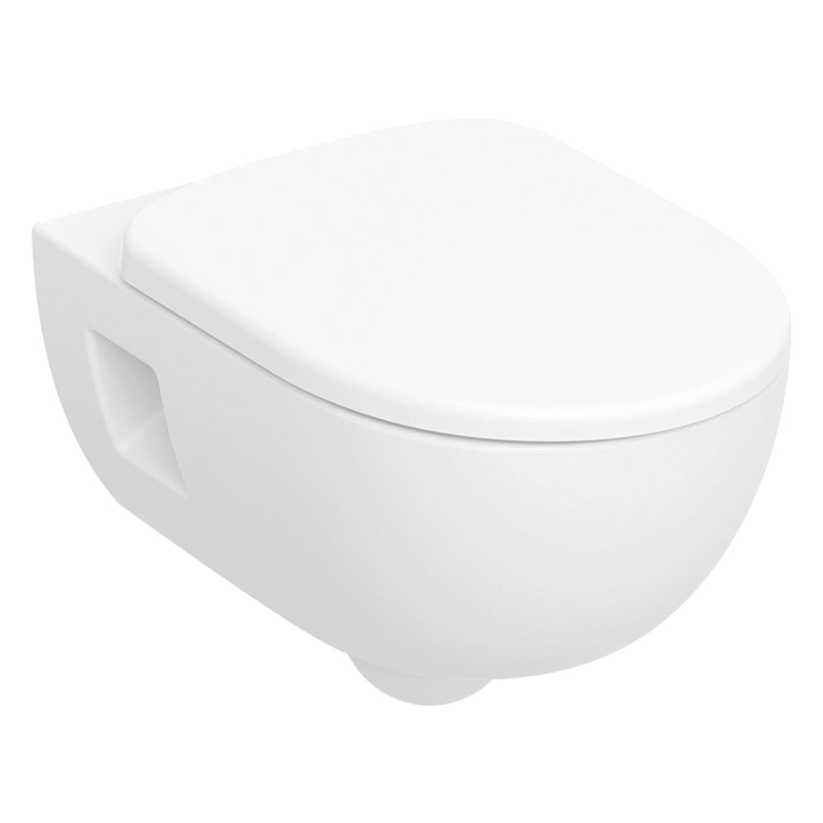 Geberit Selnova fali WC készlet, mélyöblítésű, zárt forma, Rimfree, WC-ülőkével (501.750.00.1)