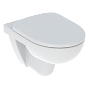 Geberit Selnova fali WC készlet, mélyöblítésű, zárt forma, Rimfree, WC - ülőkével, felső rögzítés (501.751.00.1)