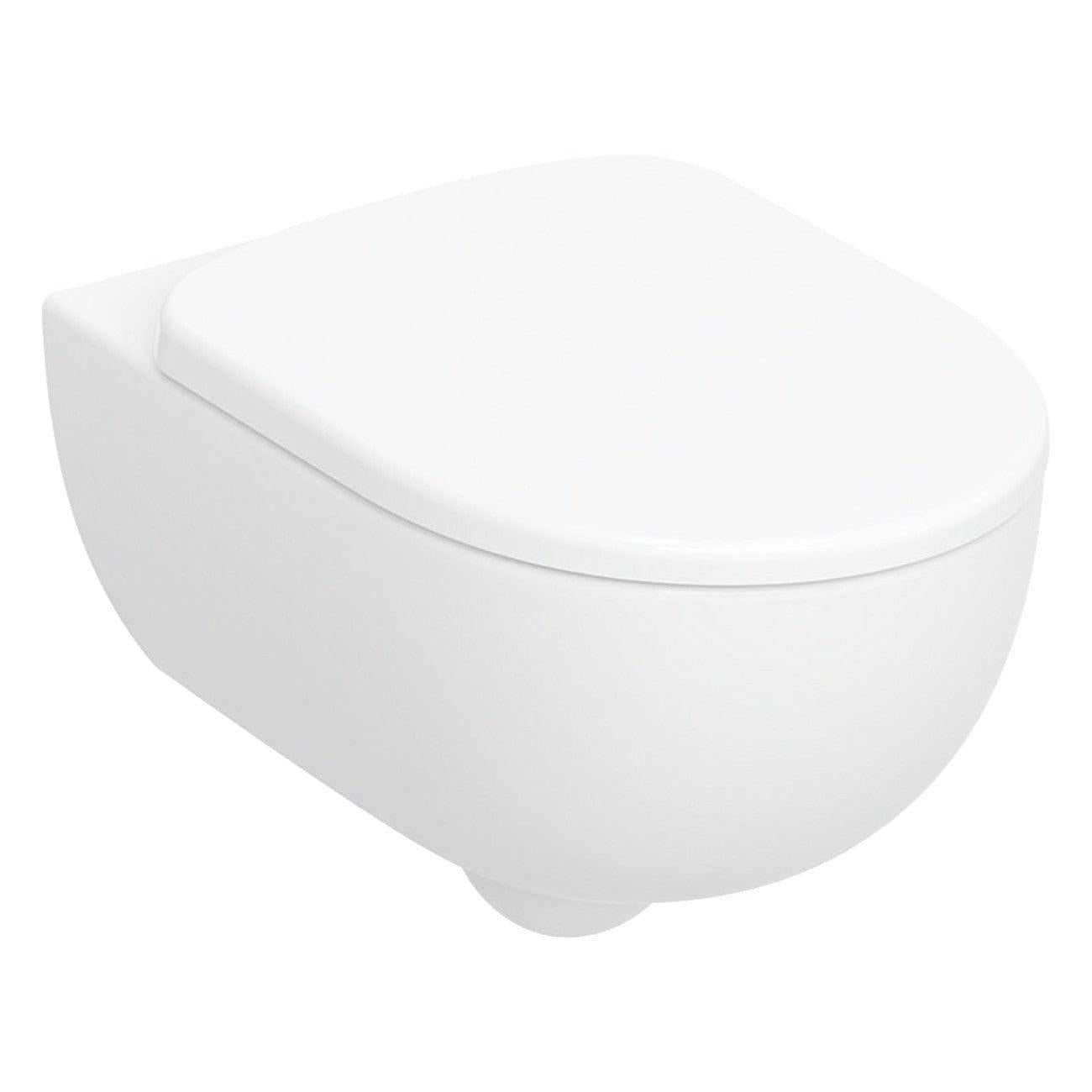 Geberit Selnova fali WC készlet, mélyöblítésű, Premium, zárt forma, Rimfree, WC - ülőkével (501.991.00.1)