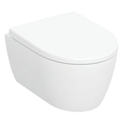 Geberit iCon fali WC készlet, mélyöblítésű, zárt forma, Rimfree, WC - ülőkével, rövidített forma (502.381.00.1)
