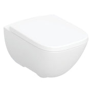 Geberit Selnova Square fali WC készlet, mélyöblítésű, Premium, zárt forma, Rimfree, WC - ülőkével (502.727.00.1)