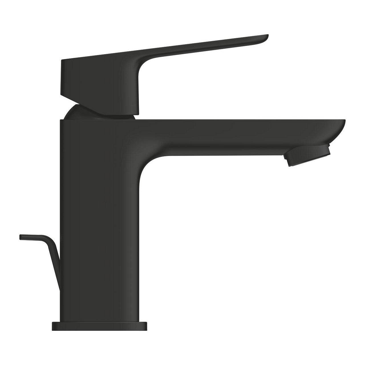 Grohe Cubeo mosdó csaptelep, húzórudas leeresztővel, S - es méret, matt fekete (1016942430)