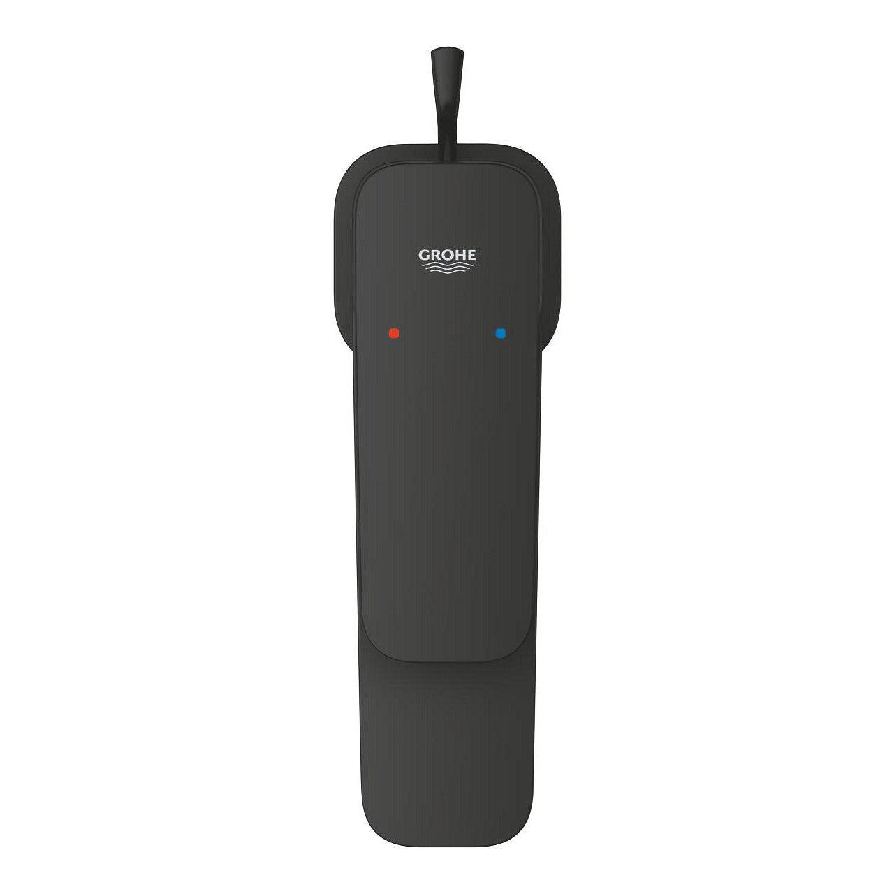 Grohe Cubeo mosdó csaptelep, húzórudas leeresztővel, S - es méret, matt fekete (1016942430)