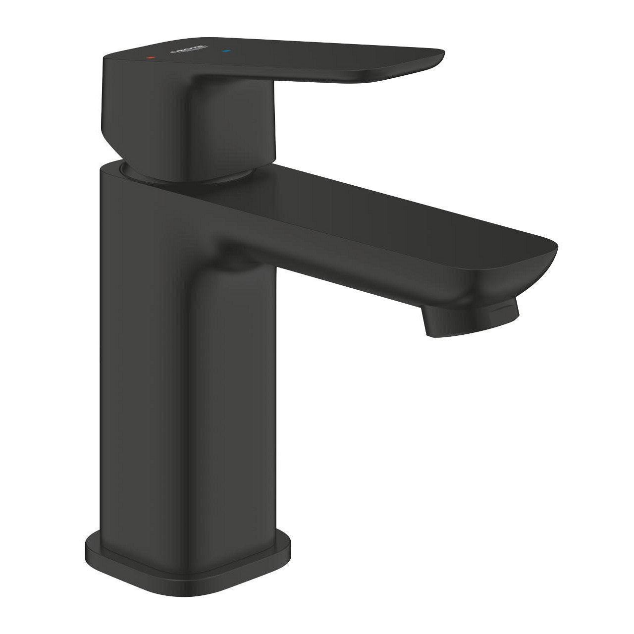 Grohe Cubeo mosdó csaptelep, klikk - klakkos leeresztővel, hidegindítás, S - es méret, matt fekete (1017322430)