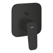 Grohe Cubeo zuhany csaptelep, színkészlet, 2 fogyasztó, matt fekete (1017782430)