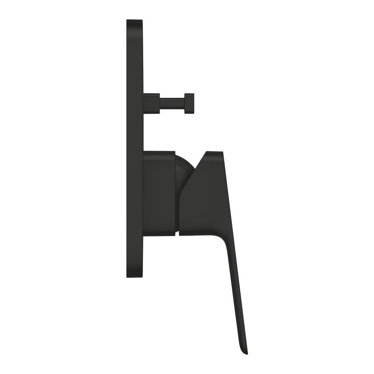 Grohe Cubeo zuhany csaptelep, színkészlet, 2 fogyasztó, matt fekete (1017782430)