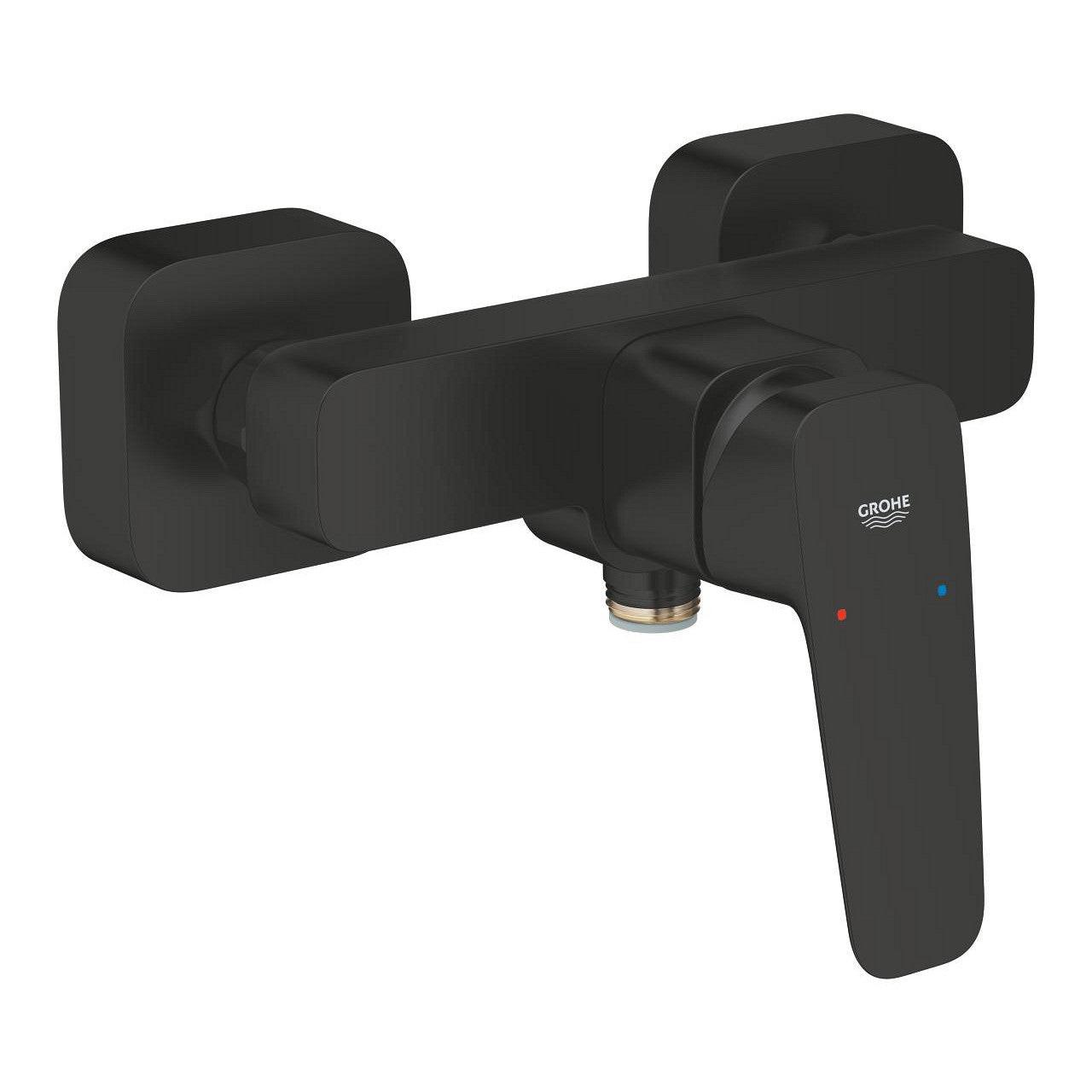 Grohe Cubeo zuhany csaptelep, zuhanyszett nélkül, matt fekete (1018242430)