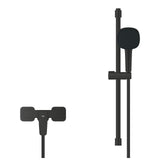 Grohe Cubeo zuhany csaptelep + Tempesta Cube 110 zuhanyszett fali zuhanyrúddal, matt fekete (1018252430)