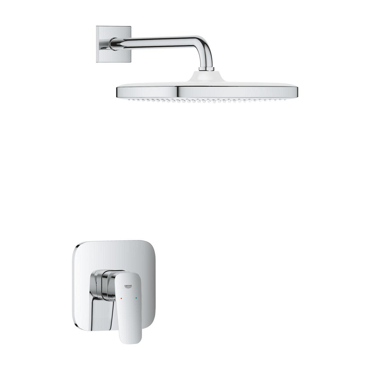 Grohe Cubeo zuhany csaptelep, színkészlet + Tempesta 250 fejzuhannyal (1053340000)