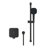 Grohe Cubeo zuhany csaptelep, színkészlet + Tempesta Cube 110 zuhanyszett, matt fekete (1053352430)