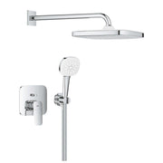 Grohe Cubeo zuhany csaptelep, színkészlet + Tempesta Cube kézi és fejzuhany (1053360000)