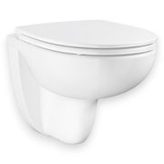 Grohe Bau Ceramic WC csésze, fali, perem nélküli + WC ülőke lecsapódásgátlóval (112949SH00)