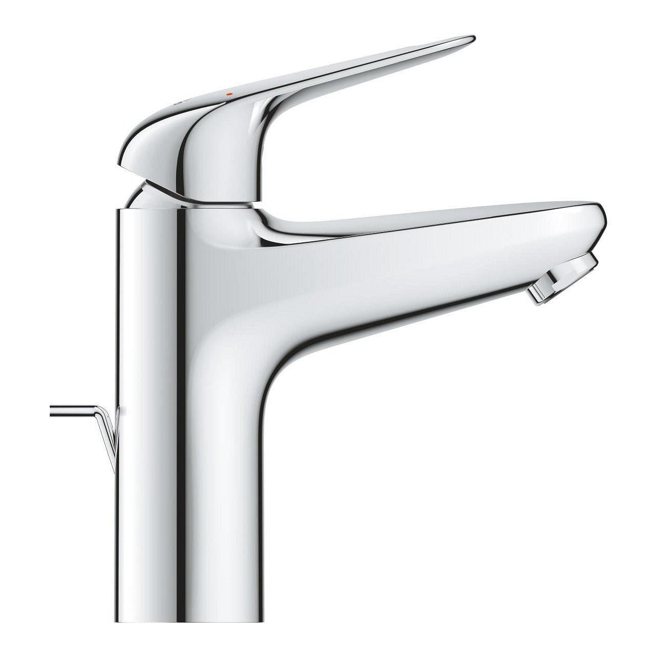 Grohe Euroeco egykaros mosdócsaptelep, húzórudas leeresztőgarnitúrával, M - es méret
