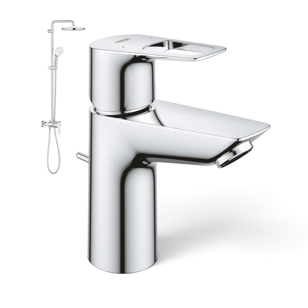 Grohe Tempesta System 250 zuhanyrendszer, Tempesta 250 fejzuhany + Bauedge mosdócsap