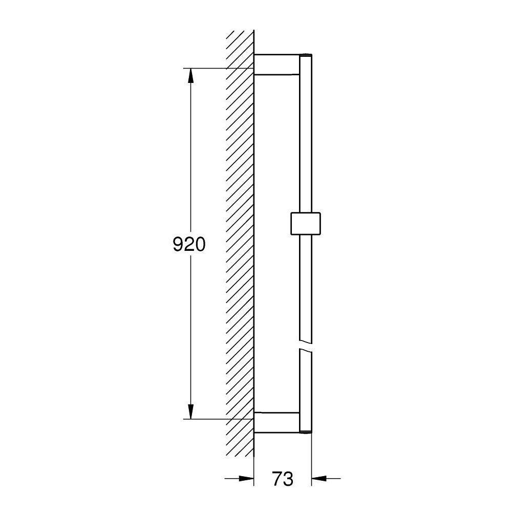 Grohe Euphoria Cube zuhanyrúd 90cm - es (27841000)