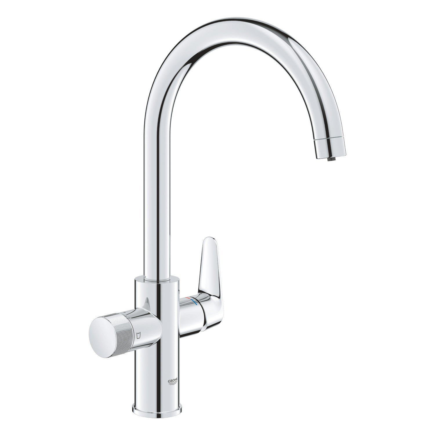 Grohe Blue Pure BauCurve C-kifolyós vízszűrős csaptelep, króm (30580000)