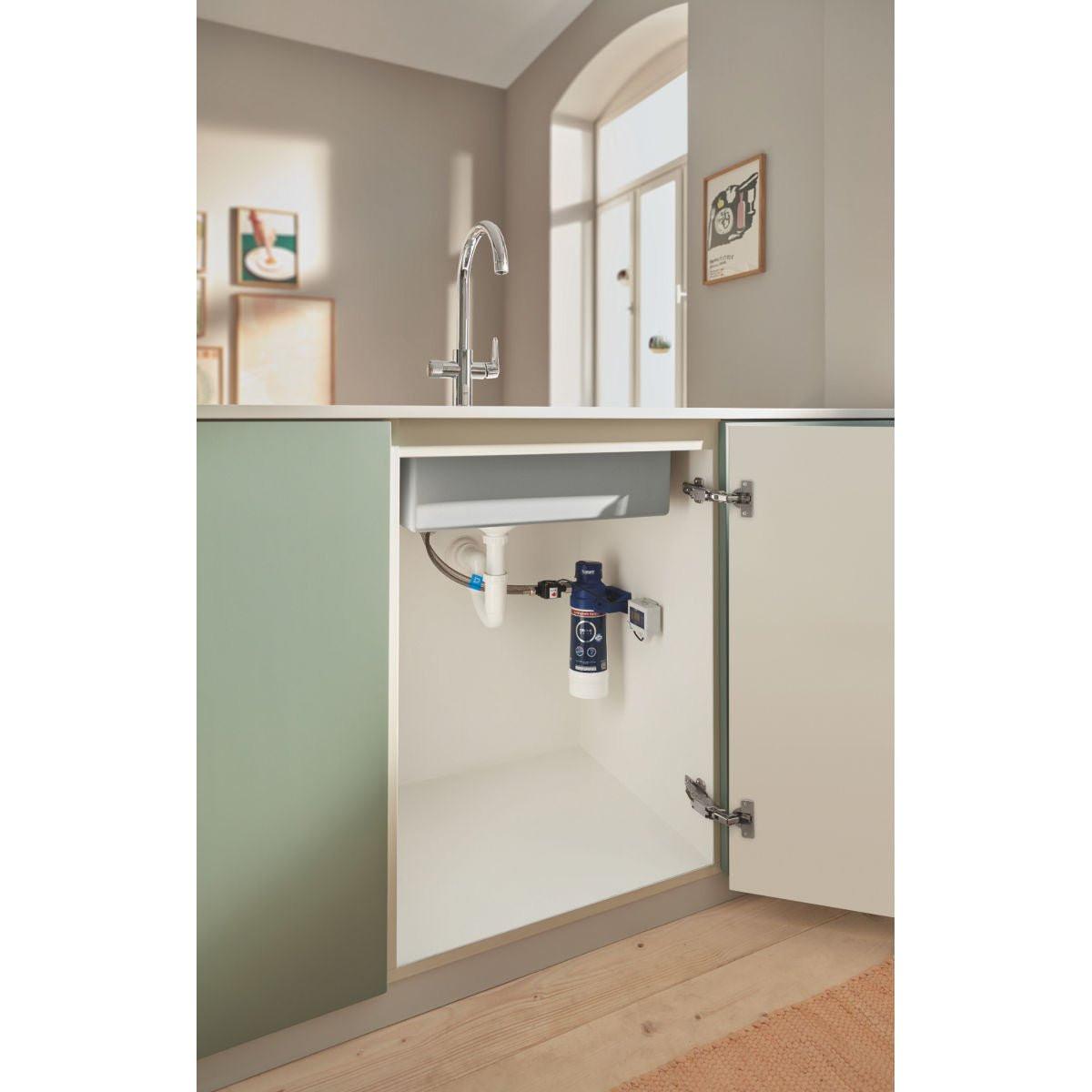 Grohe Blue Pure BauCurve C - kifolyós kezdőkészlet Ultrasafe szűrővel, króm (30582000)