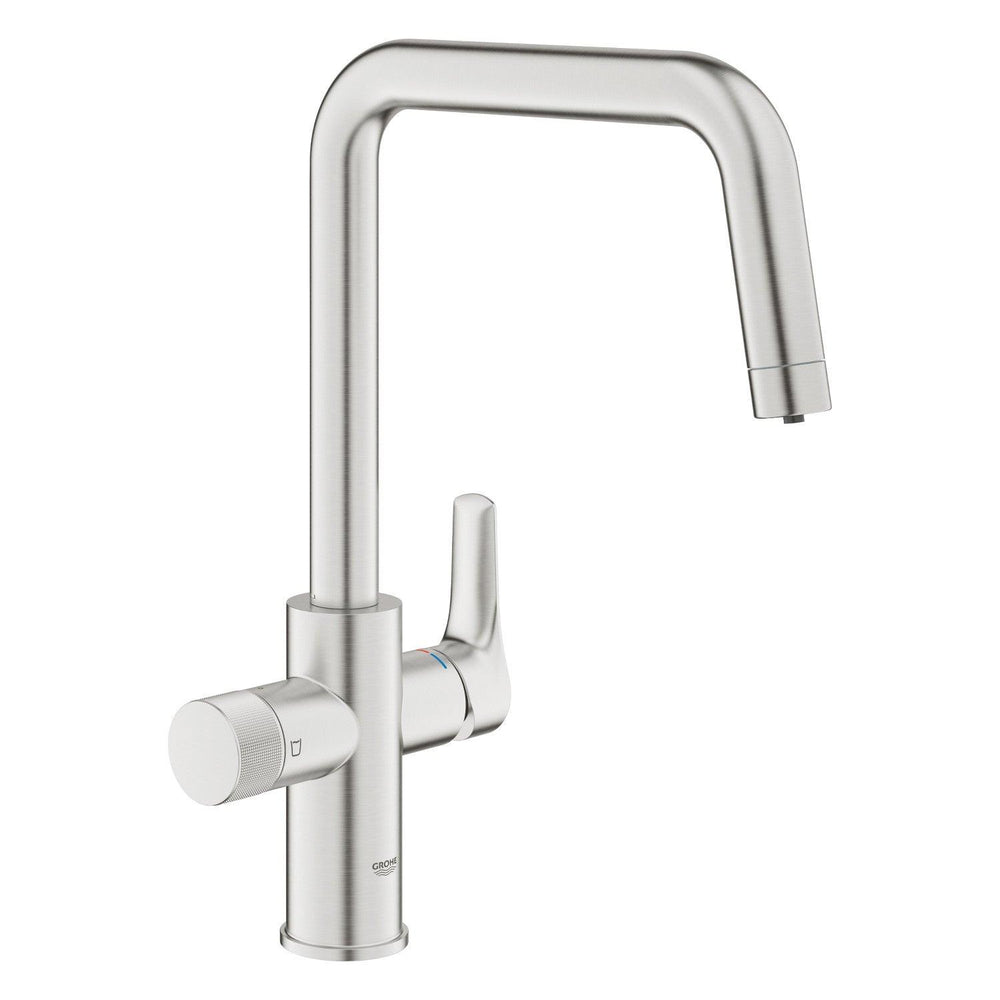 Grohe Blue Pure Eurosmart U - kifolyós vízszűrős csaptelep, szín: SuperSteel (30583DC0)