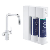 Grohe Blue Pure Eurosmart U-kifolyós kezdőkészlet fordított ozmózisos mineralizációs szűrővel (30587000)