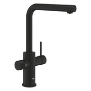 Grohe Blue Pure Minta L - kifolyós vízszűrős csaptelep kihúzható fejjel, szín: phantom black (30590KF0)