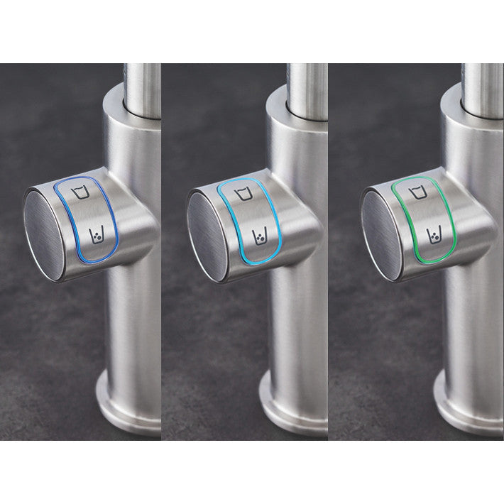 Grohe Blue Professional L-kifolyós kezdőkészlet kihúzható fejjel, szín: SuperSteel (31326DC2)
