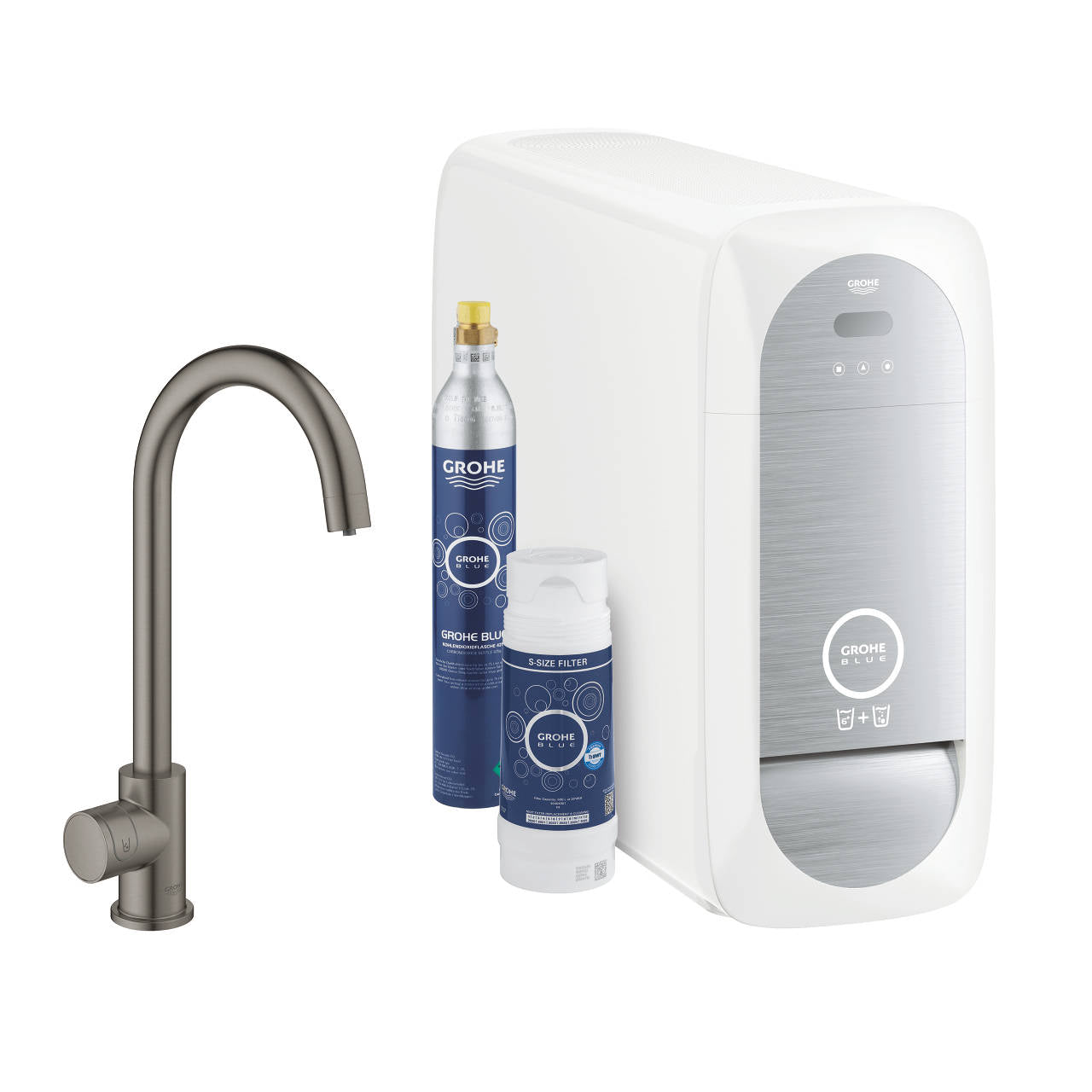 Grohe Blue Home Mono Starter készlet, Brushed Hard Graphite (31498AL1)