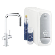 Grohe Blue Home U - kifolyós kezdőkészlet S - es méretű filterrel, kihúzható fejjel, króm (31543000)