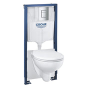 Grohe Solido 5 az 1 - ben WC szett, 1,13 méteres telepítési magasság (2 dobozban) (39586000)