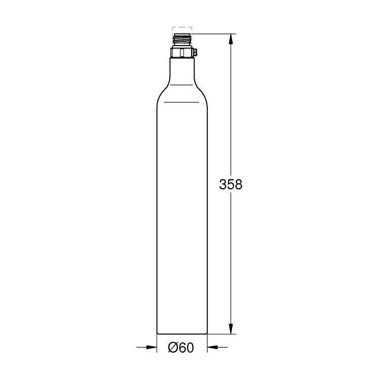 Grohe Blue Home Starter kit 425 g CO2 palack (4 db) (40422000)
