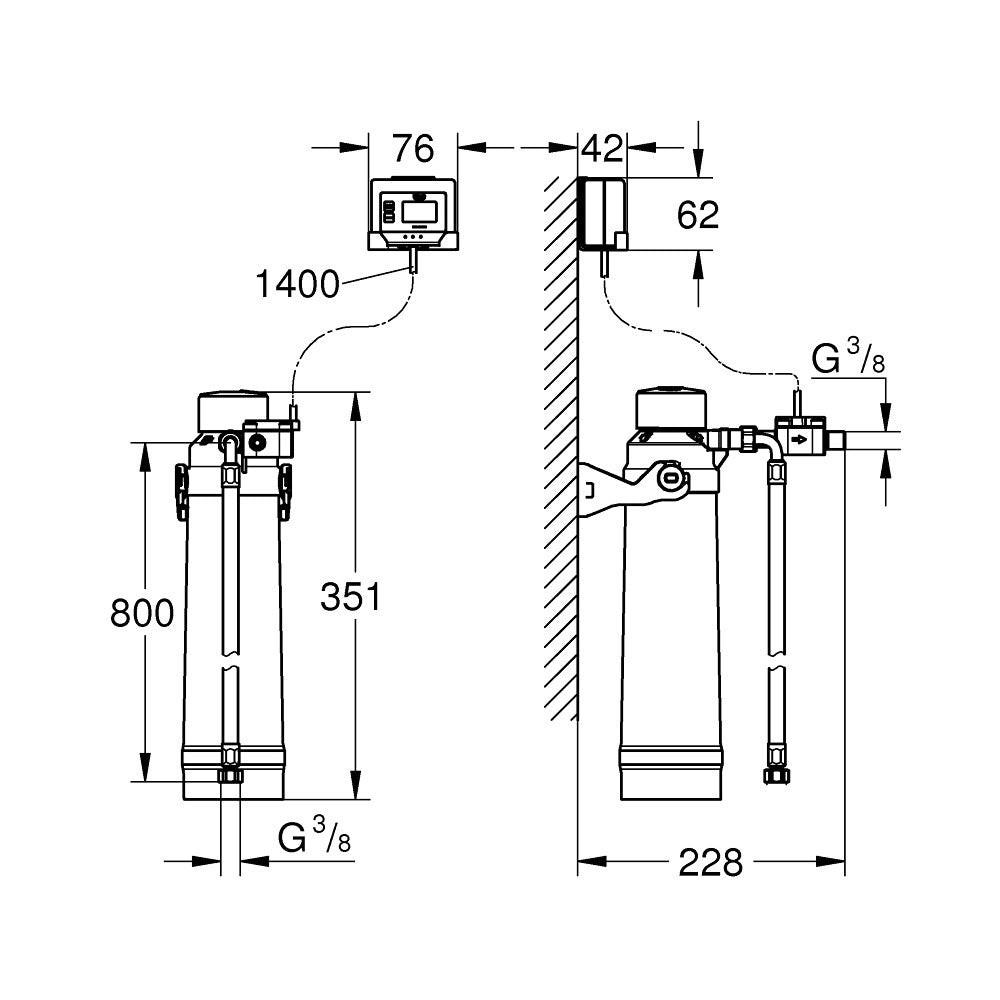 Grohe Blue Magnézium + Cink szűrő kezdőkészlet (40875000)
