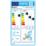 Gree Dark X mono split klíma szett 2.7 kW - energiacímke