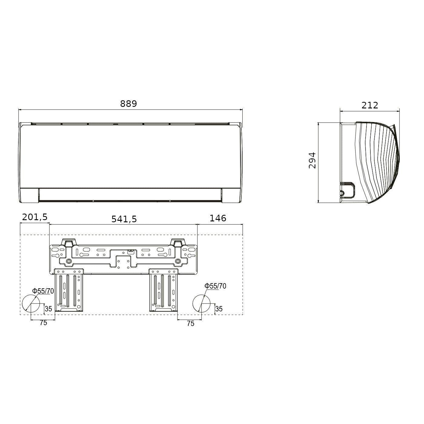 Gree Silver X mono split klíma szett 2.7 kW (GWH09ACC - S6DBA1A)
