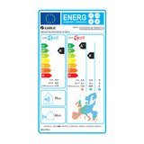 Gree Cosmo Eco mono split klíma szett 2.5 kW (GWH09AWAXB-K6DNA2C) - energiacímke