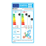 Gree Comfort Pro mono split klíma szett 5.3 kW (GWH18ACDXF-K6DNA1D) - energiacímke