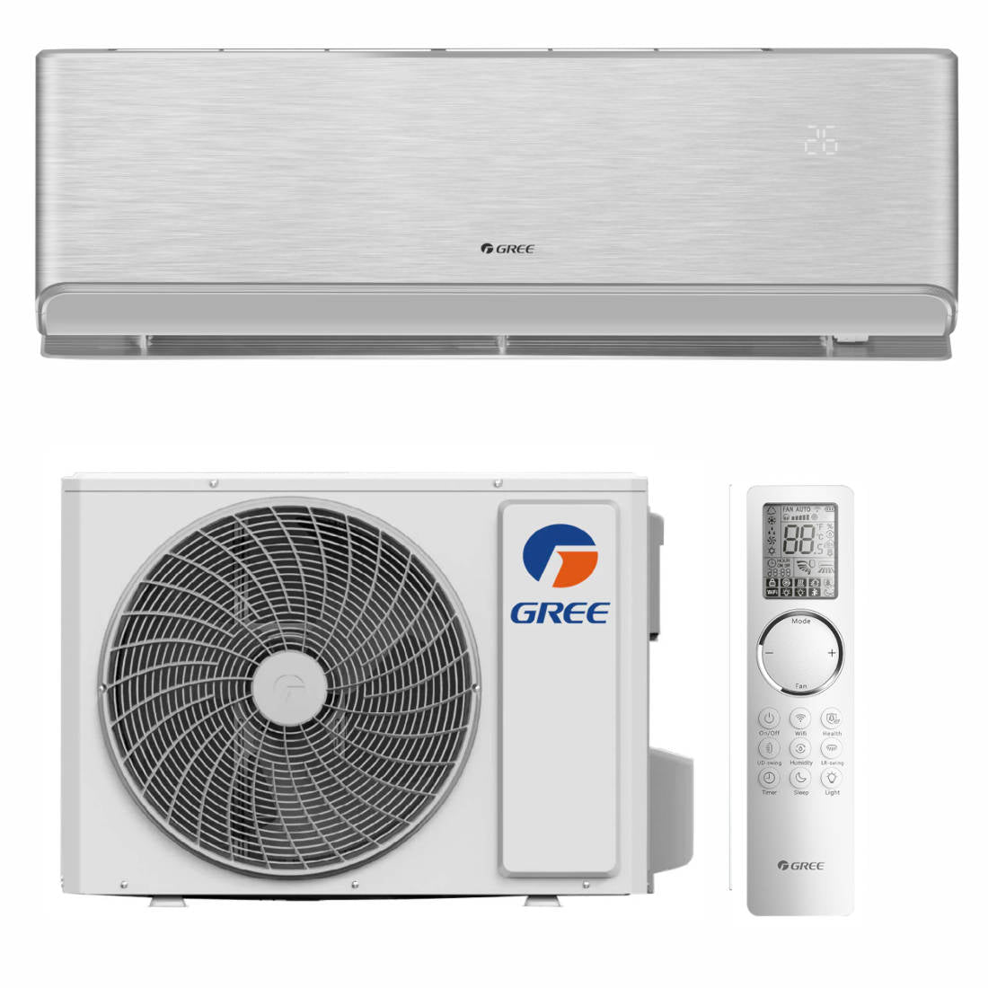 Gree Airy mono split klíma szett 5.3 kW (GWH18AVDXE-K6DNA1A)
