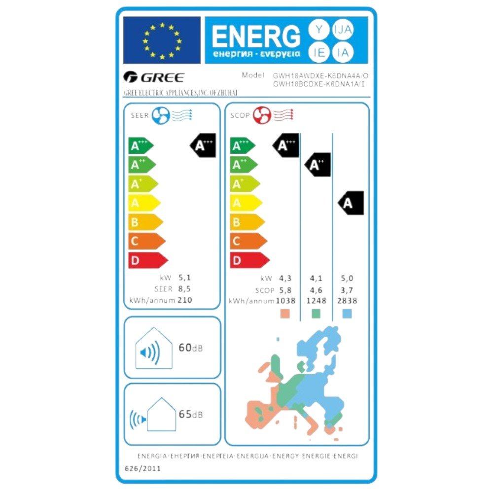 Gree G-Time mono split klíma szett 5.1 kW
