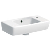 Geberit Selnova Compact kézmosó, 45x15x25cm, csaplyuk jobb oldalt, túlfolyóval (500.318.01.5)
