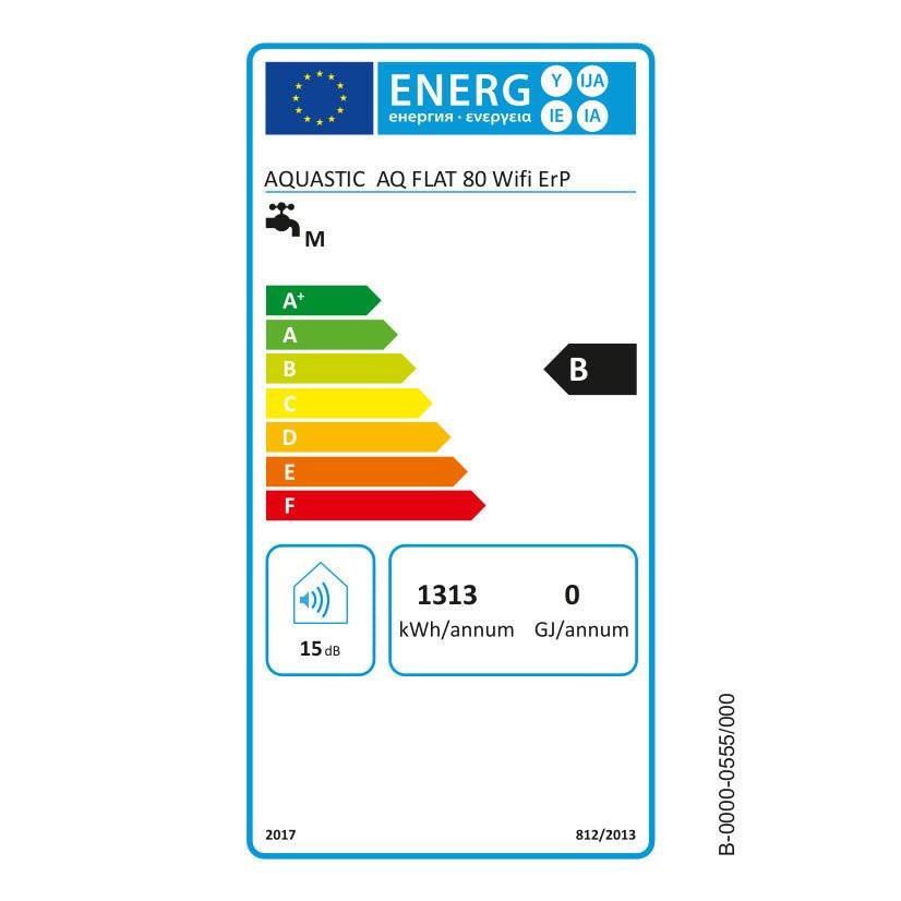 Hajdu Aquastic AQ Flat WIFI F80 ErP szögletes elektromos vízmelegítő (2111813550)