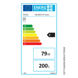 Hajdu IDE 200S ErP indirekt fűtésű forróvíztároló 200 literes, álló, sztetitos villamos pótfűtéssel, cirkulációs csonkkal (2142433213).