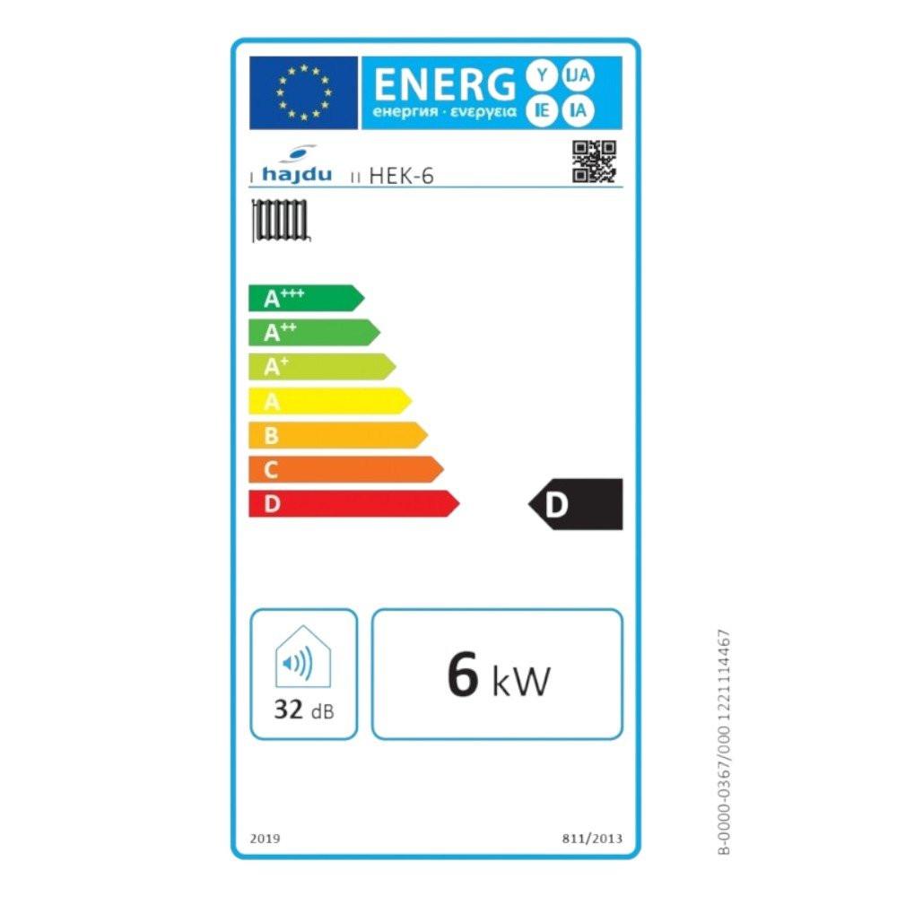 Hajdu HEK - 6 elektromos kazán 6kW (2244733200)