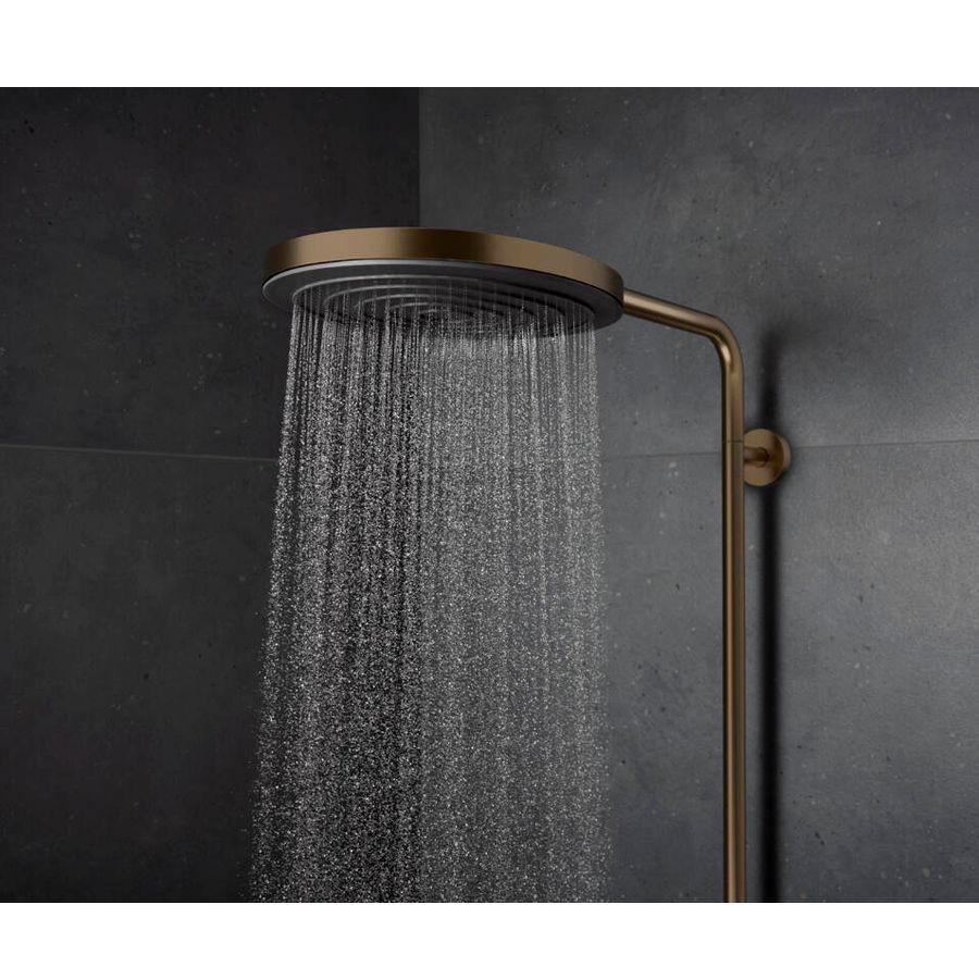 Hansgrohe Pulsify S Puro zuhanyrendszer termosztátos, kézizuhany 1jet, szálcsiszolt bronz (24222140)