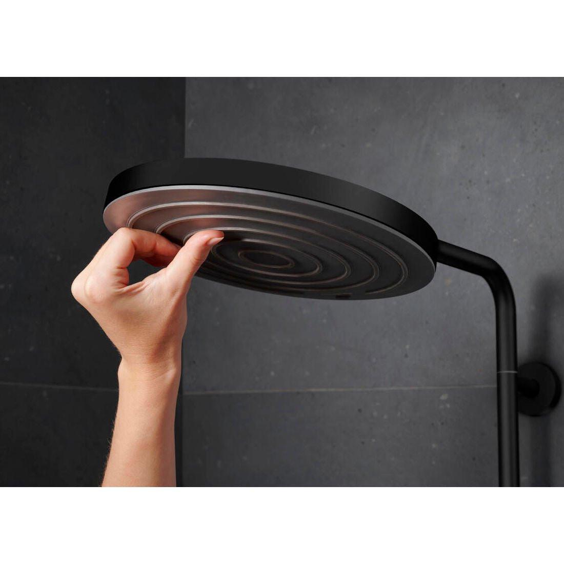 Hansgrohe Pulsify S Puro zuhanyrendszer termosztátos, kézizuhany 1jet, matt fekete (24222670)