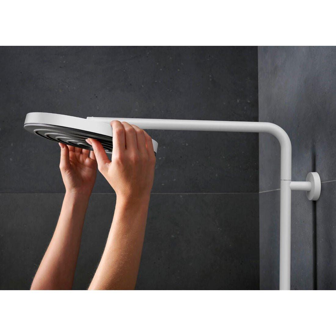 Hansgrohe Pulsify S Puro zuhanyrendszer termosztátos, kézizuhany 1jet, matt fehér (24222700)