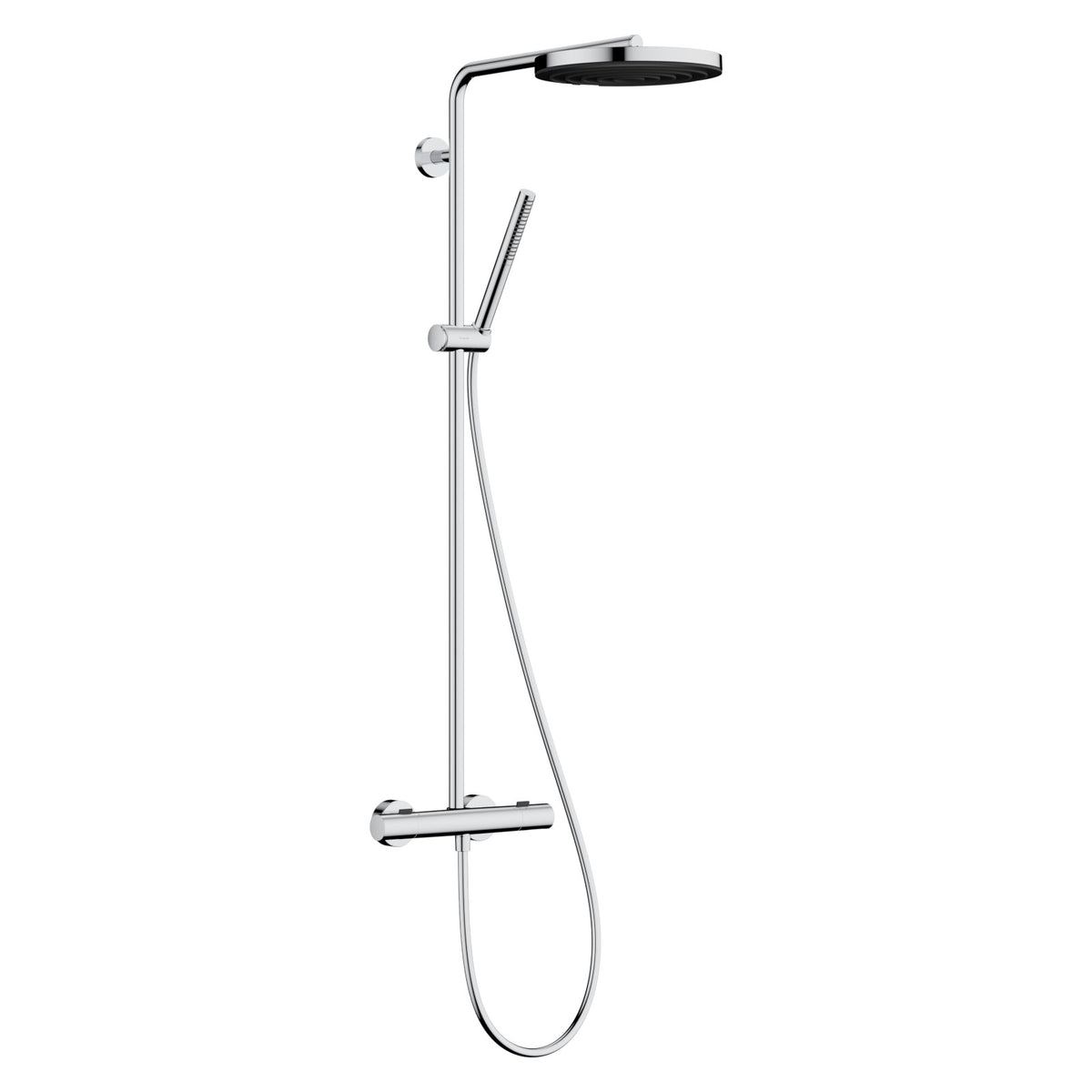 Hansgrohe Pulsify S Puro zuhany rendszer termosztátos, EcoSmart, kézizuhany 1jet, króm (24223000)