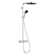 Hansgrohe Pulsify S Puro zuhanyrendszer termosztátos, kézizuhany 3jet, króm (24236000)