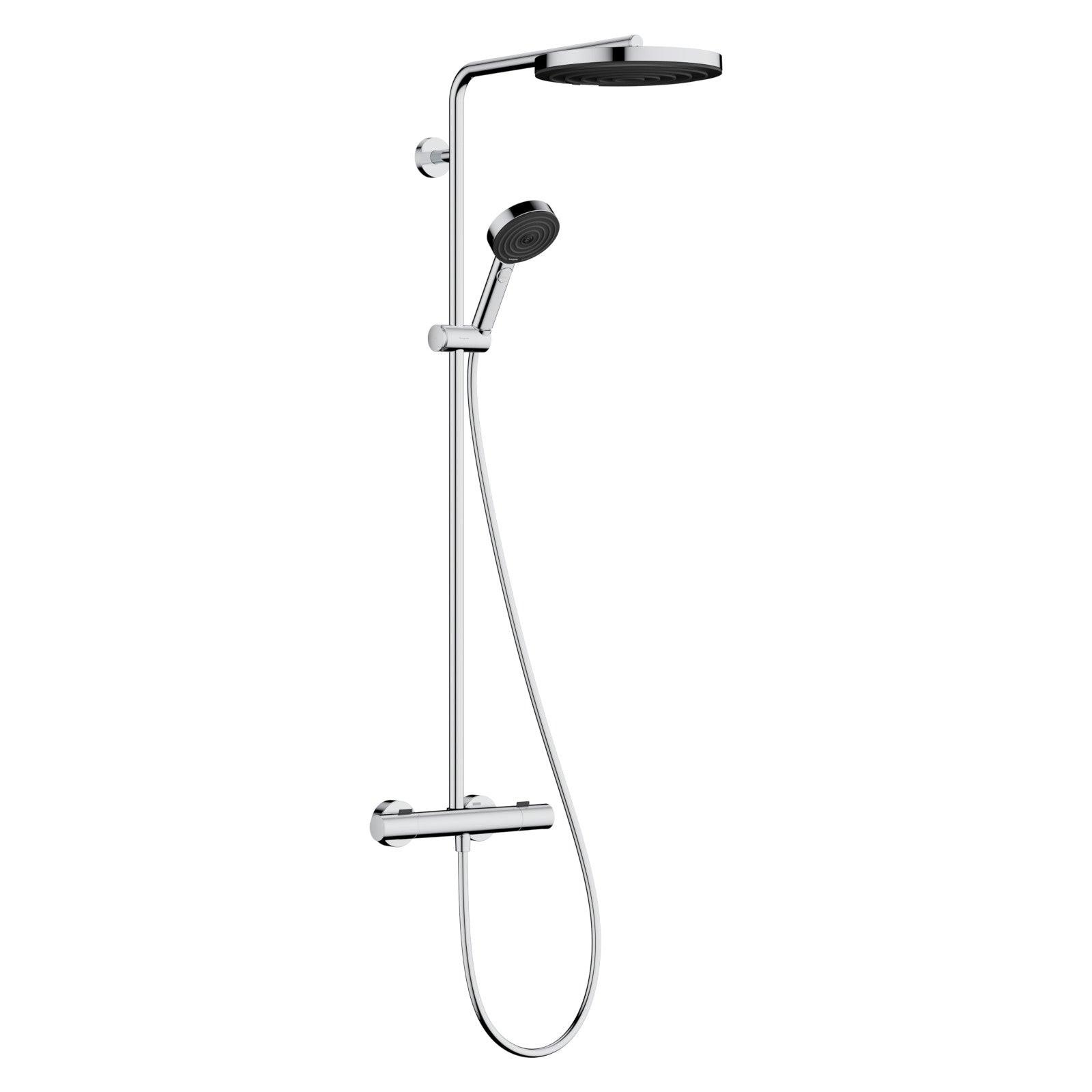 Hansgrohe Pulsify S Puro zuhanyrendszer termosztátos, kézizuhany 3jet, króm (24236000)
