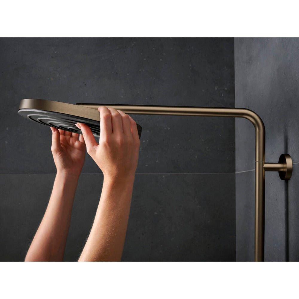 Hansgrohe Pulsify S Puro zuhanyrendszer termosztátos, kézizuhany 3jet, szálcsiszolt bronz (24236140)